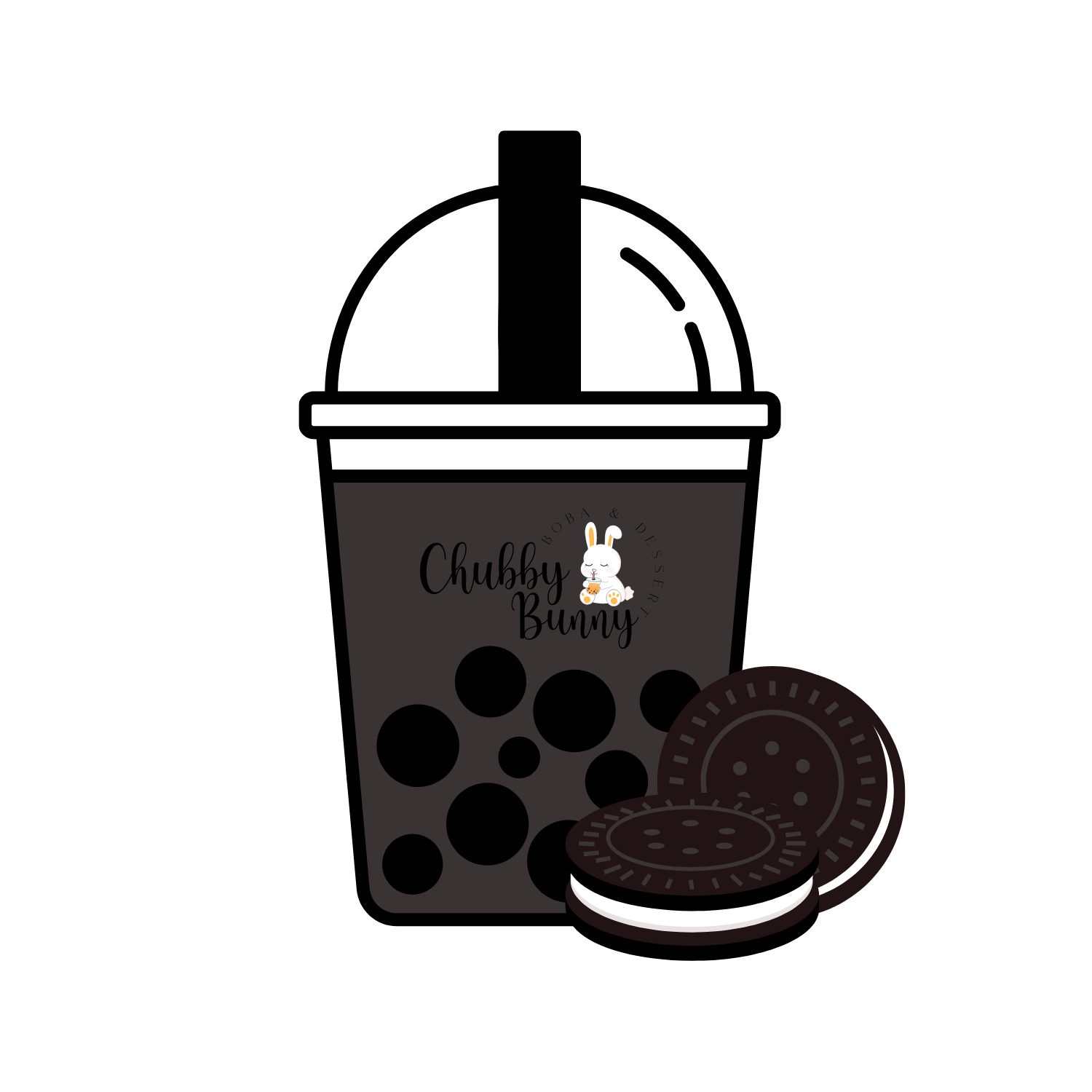 Oreo Blended CHUBBY BUNNY BOBA